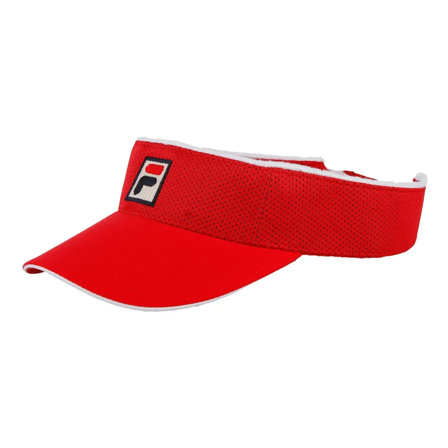 FILA Vuckonic Mesh Visor Unisex - rot, weiß