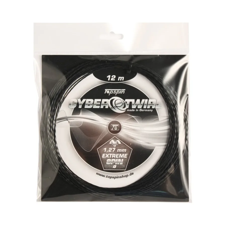 Topspin Cyber Twirl 12m Saitenset-Schwarz