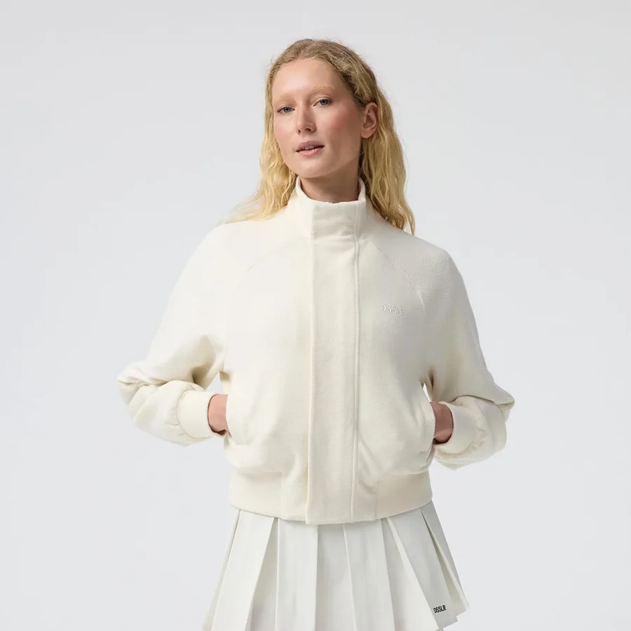 DSSLR Walk On Court Sweatjacke Damen-Creme