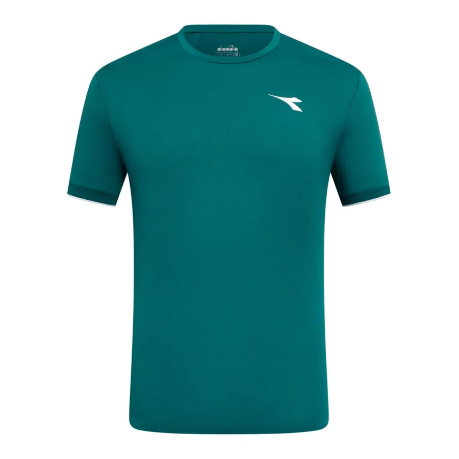 Diadora Match T-Shirt Herren-dunkelgrün