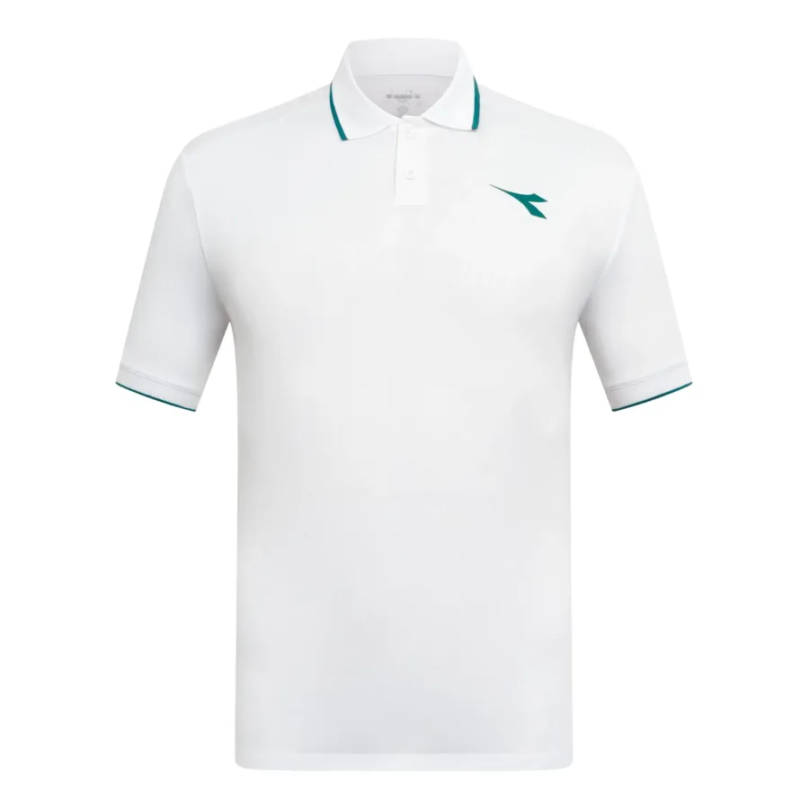 Diadora Match Polo Herren-weiß