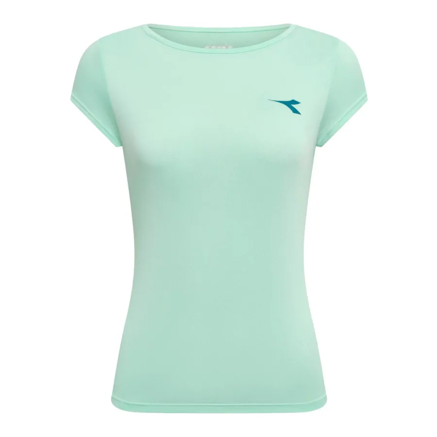 Diadora Court T-Shirt Damen-grün