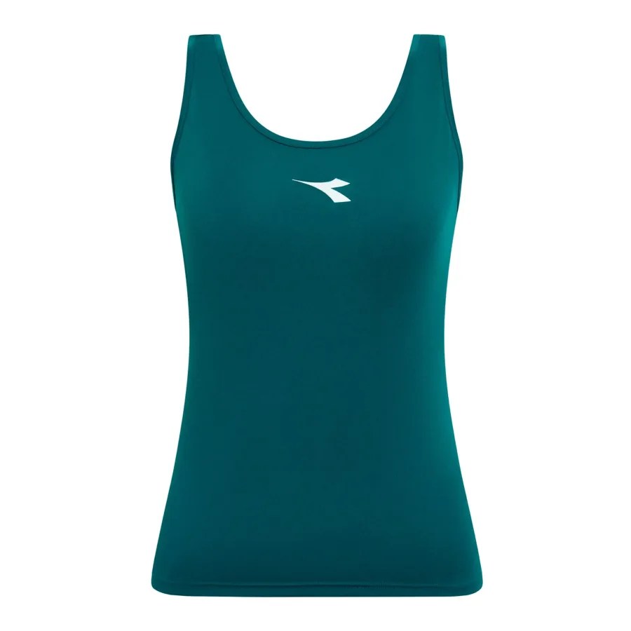 Diadora Court Tank-Top Damen-dunkelgrün