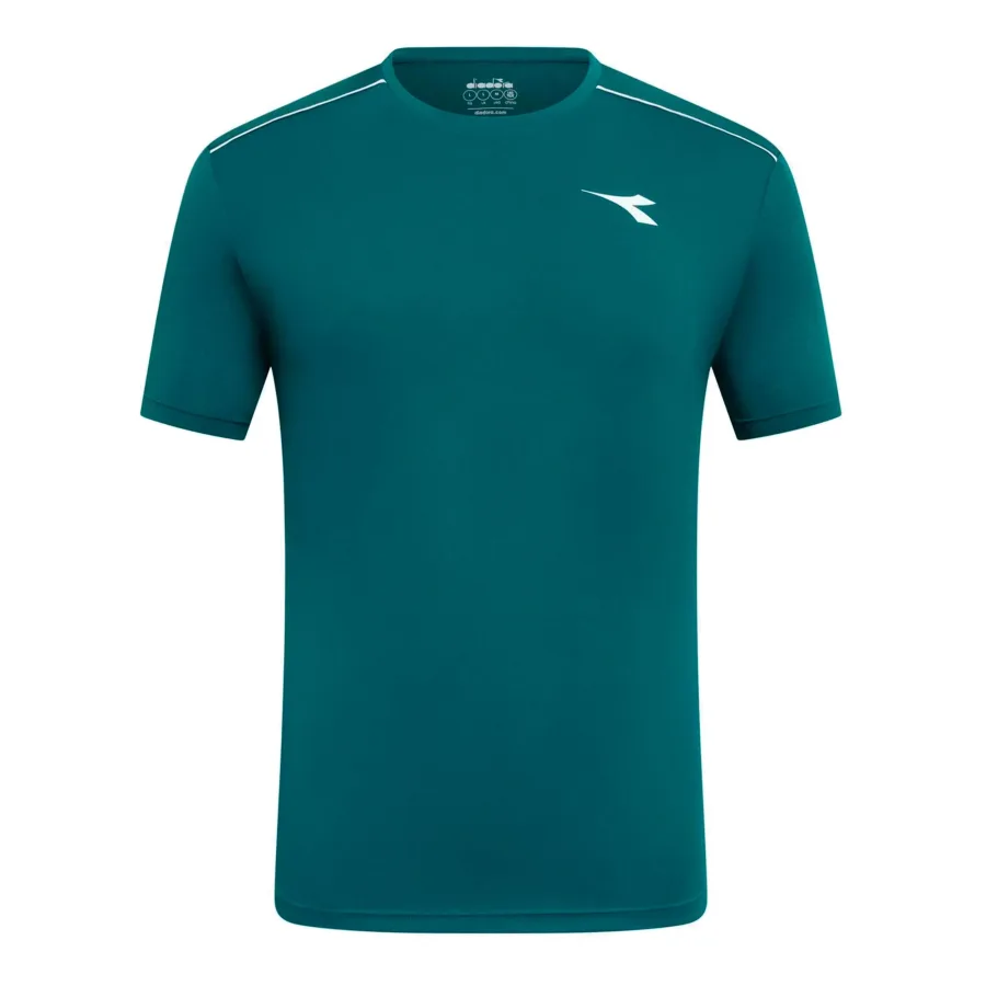 Diadora Court T-Shirt Herren-dunkelgrün