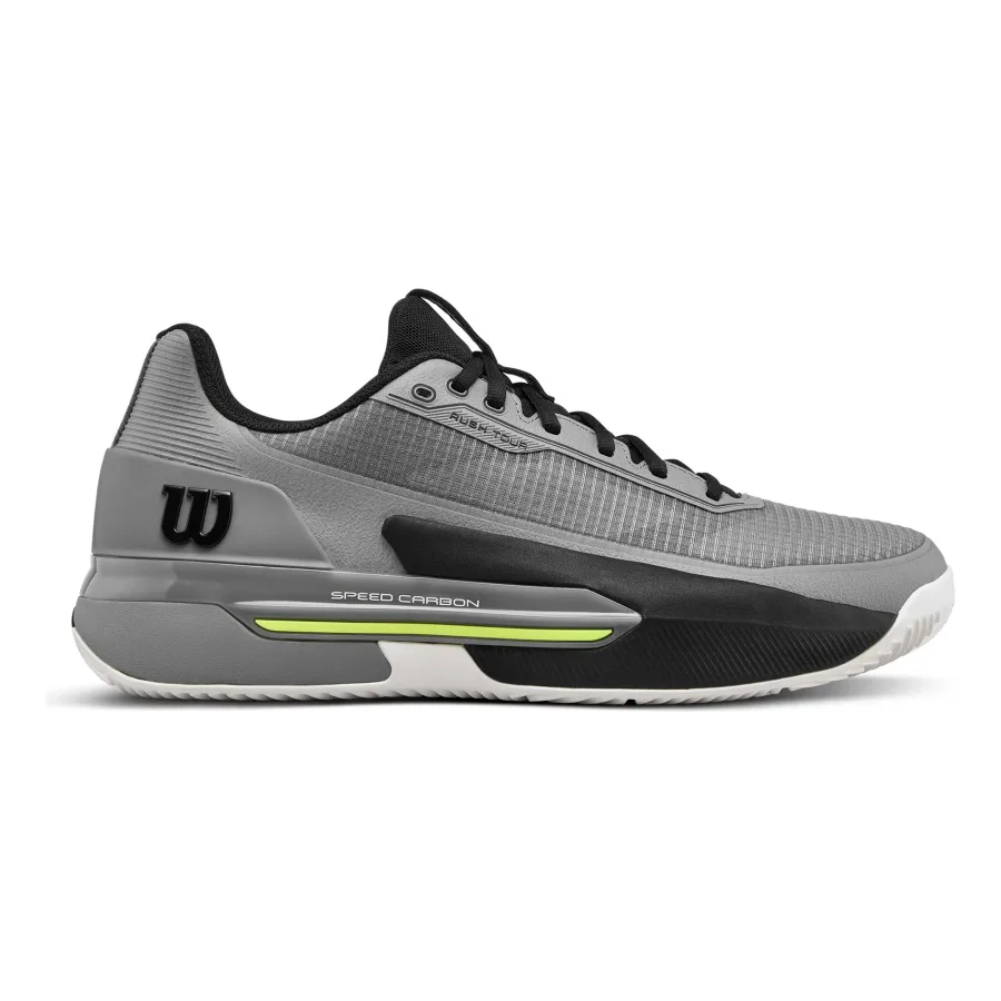 Wilson Rush Tour 5 Sandplatzschuh Herren - grau, schwarz