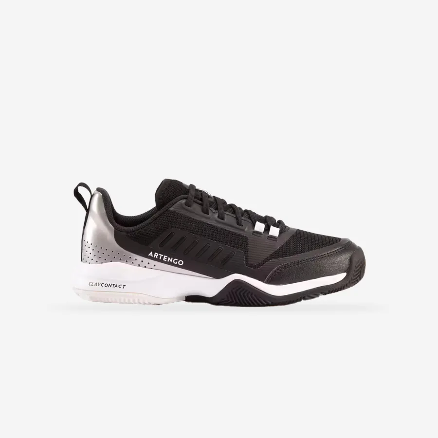 Artengo Kinder Tennisschuhe Sandplatz - Fast Clay Junior schwarz