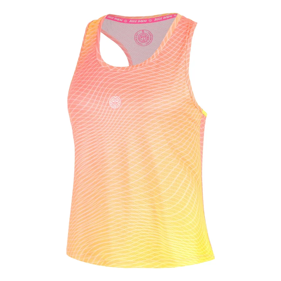 BIDI BADU Out of Control Racerback Tank-Top Damen-pink, neongelb