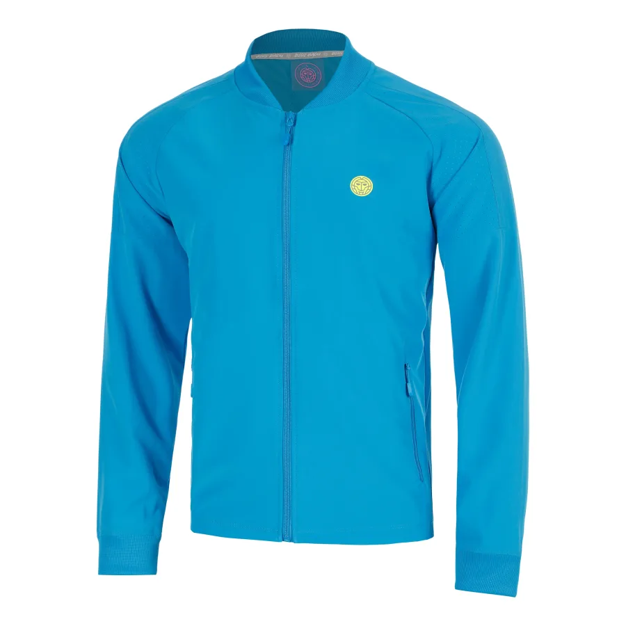 BIDI BADU Out of Control Jacket Trainingsjacke Herren - blau, neongelb