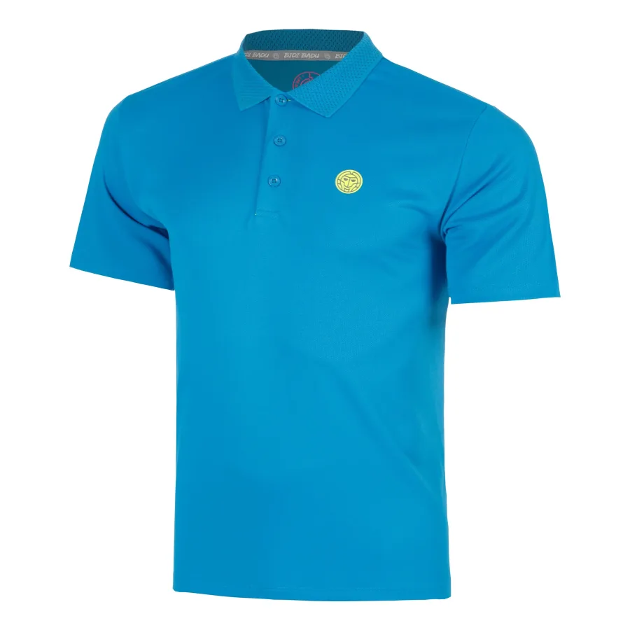 BIDI BADU Out of Control Polo Herren - blau, neongelb