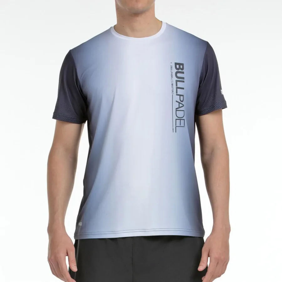 Bullpadel Muros T-Shirt Herren-Weiß,Dunkelgrau