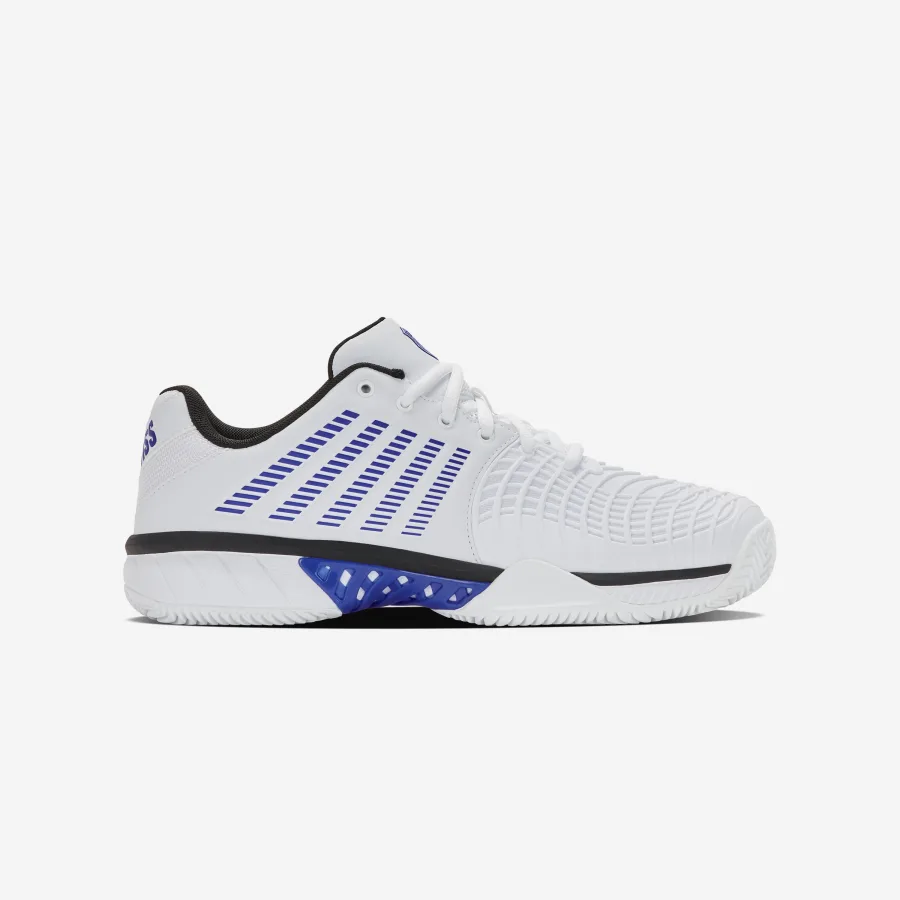 K-Swiss Herren Tennisschuhe Sandplatz - Express Light 3 weiß/blau