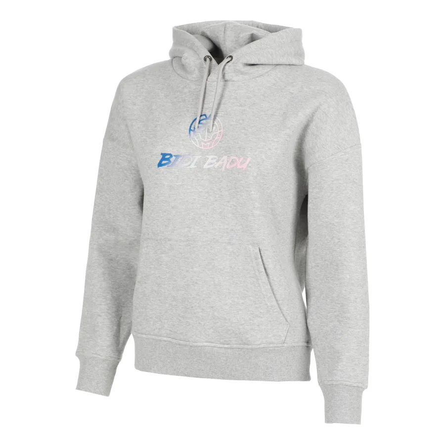 BIDI BADU Hey Laguna Logo Hoody Damen-hellgrau