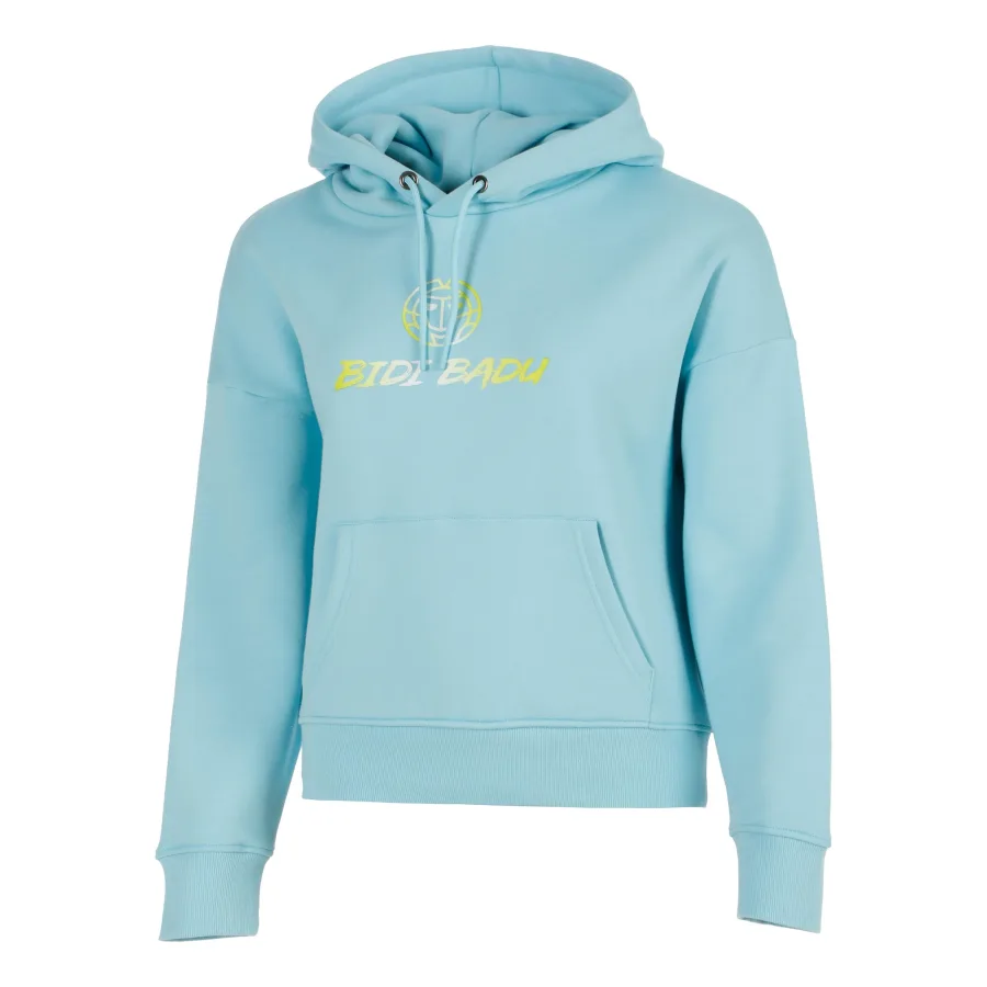 BIDI BADU Out of Control Logo Hoody Damen-blau