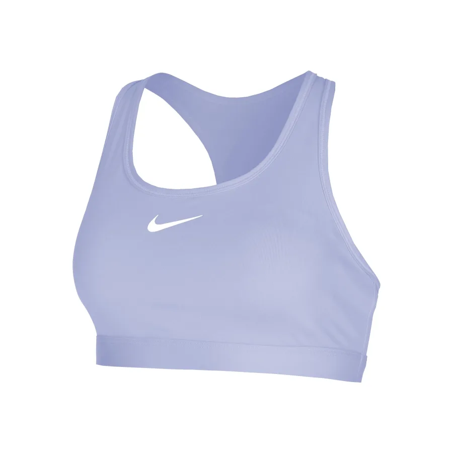 Nike Swoosh Medium Support Sport-BH Damen-Lila