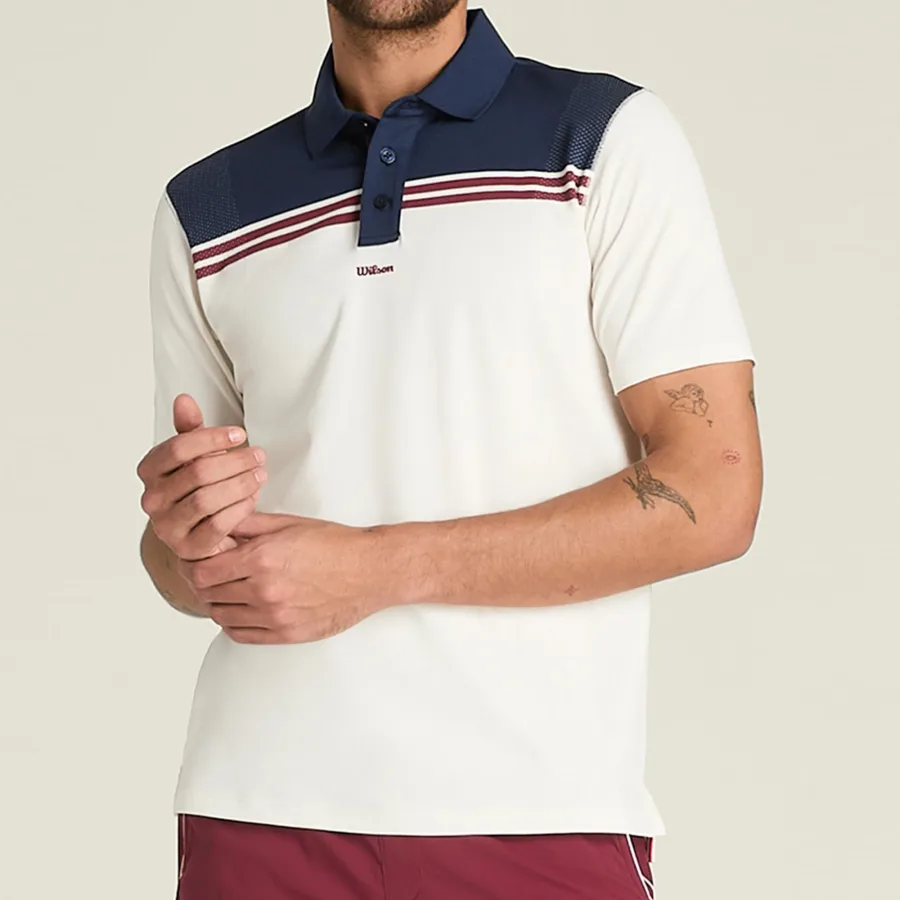 Wilson Wilson All Seasons Polo Herren - sand