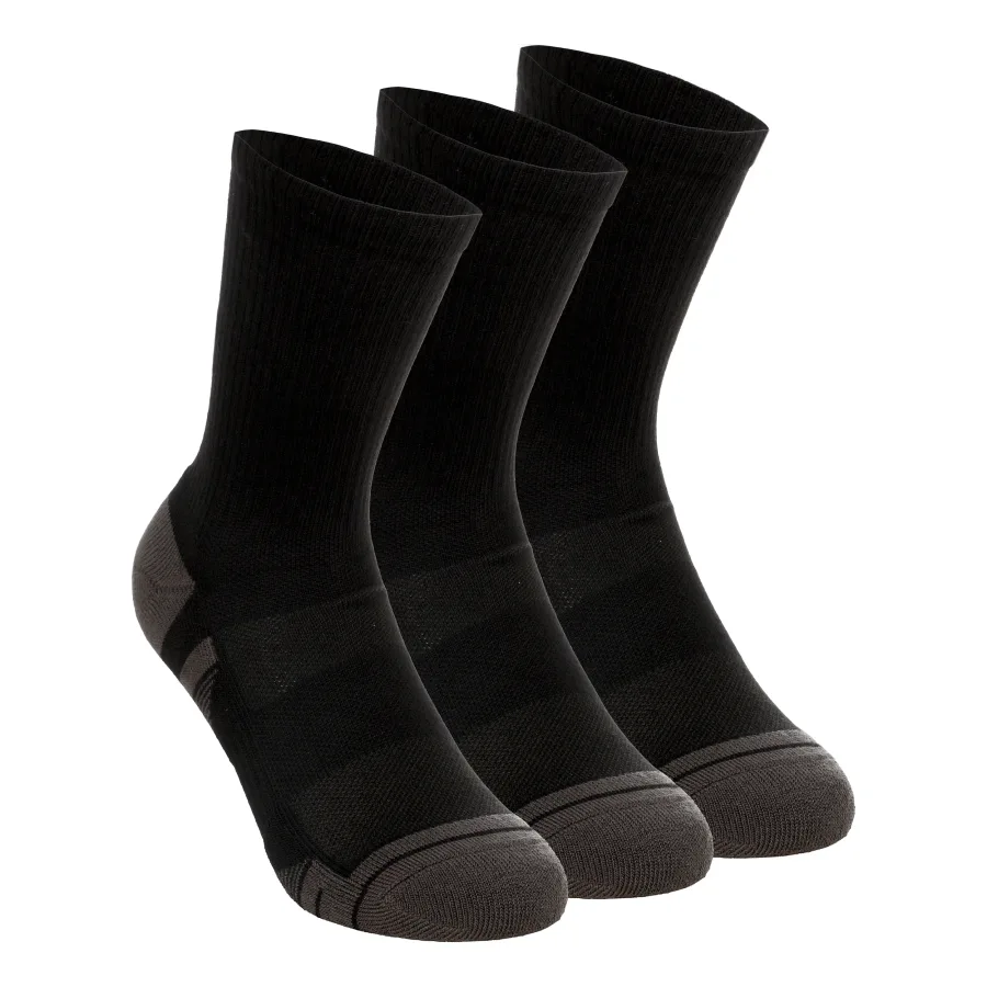 Under Armour Performance Tech Crew Sportsocken 3er Pack Unisex - schwarz, dunkelgrau