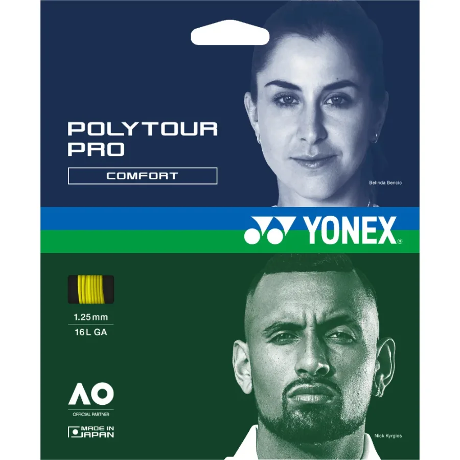 Yonex YONEX - Polytour Pro 1,25 12m Tennissaite gelb