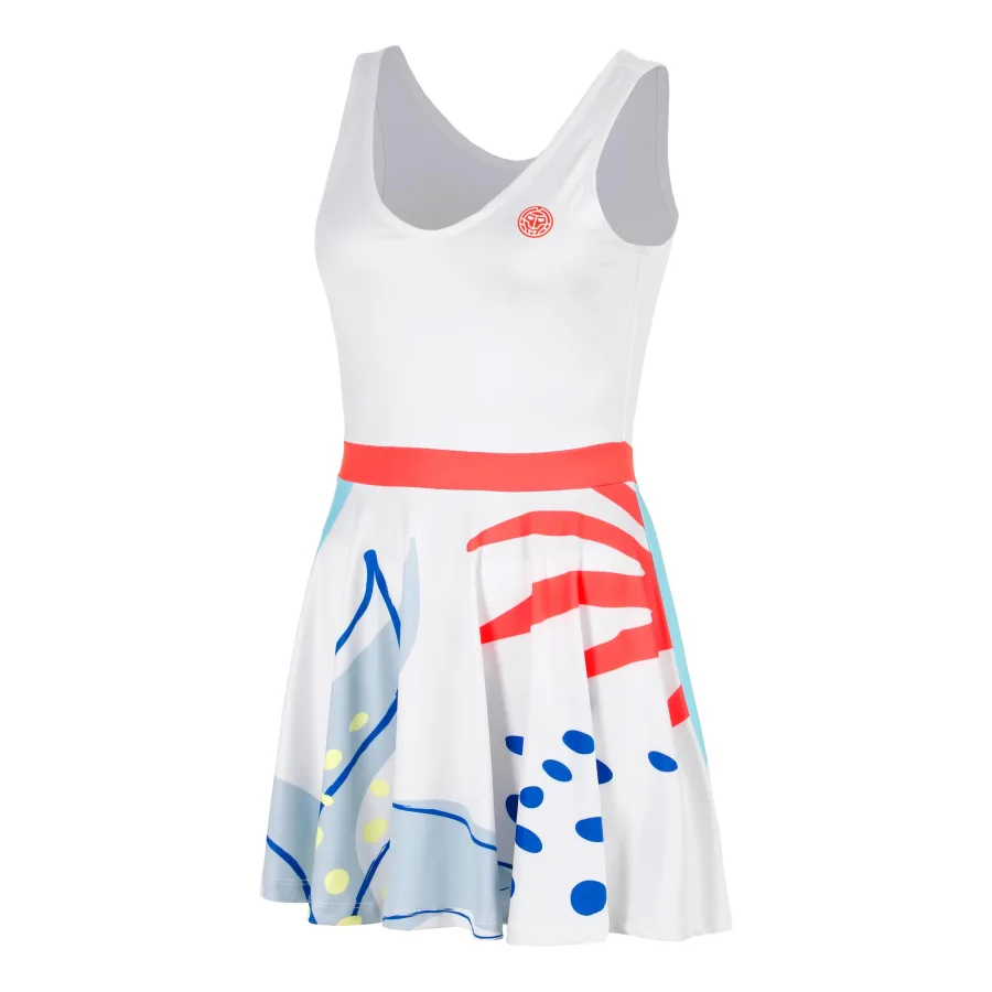 BIDI BADU Hey Laguna Kleid Damen-weiß, mehrfarbig
