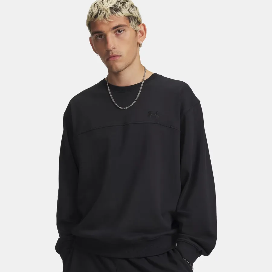Under Armour Rival Crew Sweatshirt Herren - schwarz, schwarz