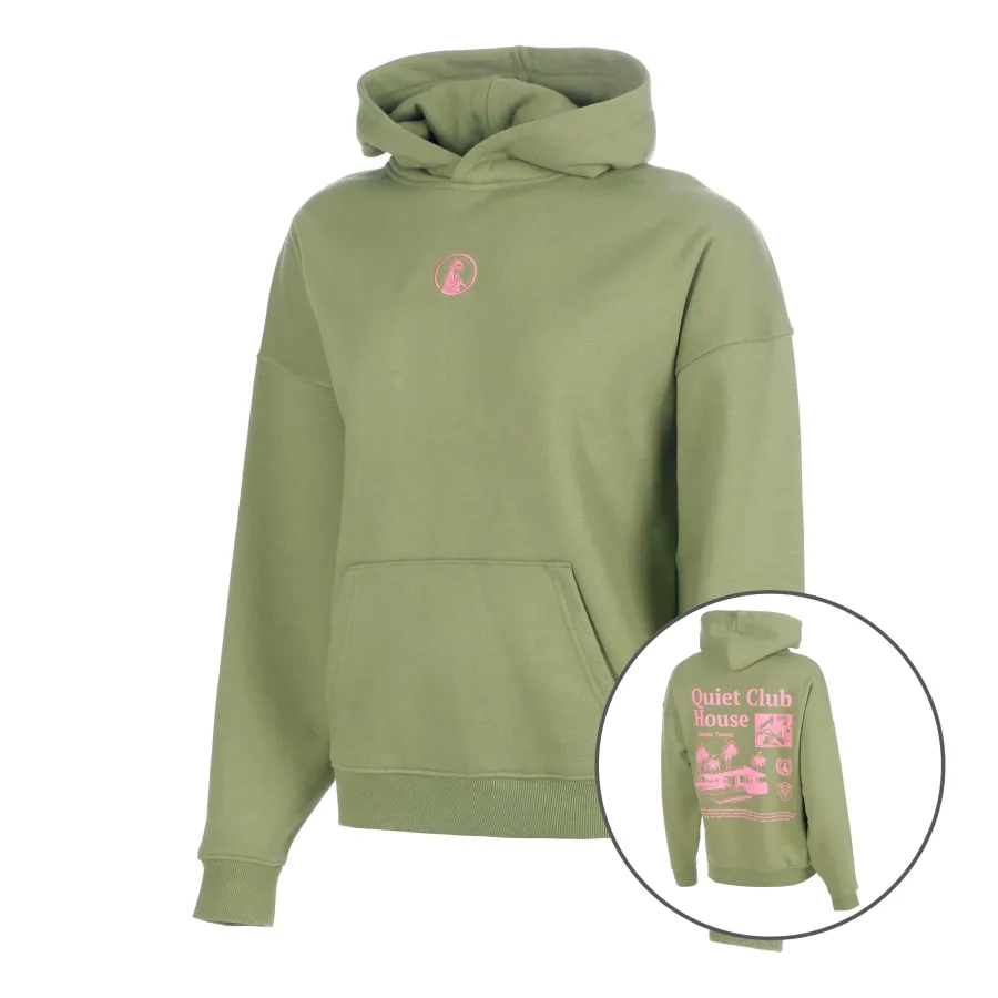 Quiet Please Quiet Please Club House Oversize Hoody Damen