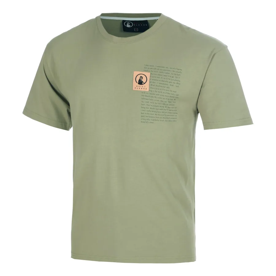 Quiet Please Quiet Please Thoughts Patch Loose Fit T - Shirt Herren