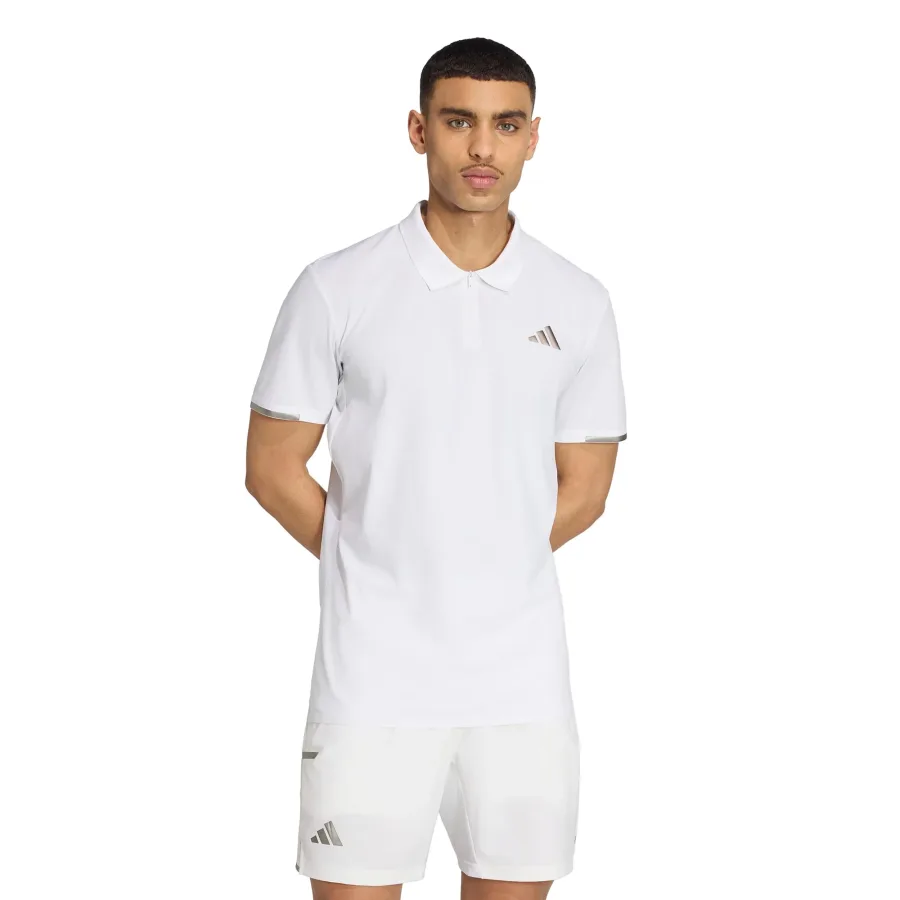 adidas Freelift Pro Polo Herren - weiß, silber