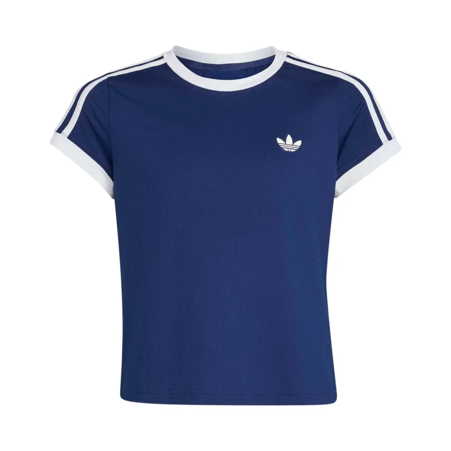 adidas Classics T-Shirt Kinder - dunkelblau, weiß
