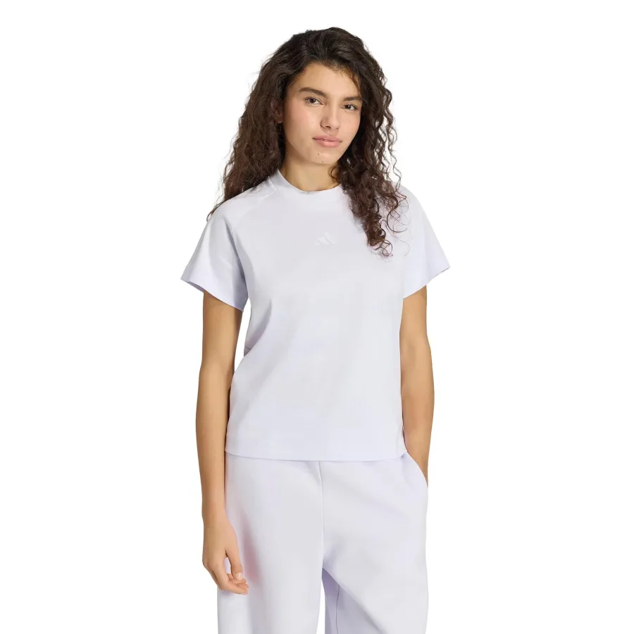 adidas Regular T-Shirt Damen - flieder
