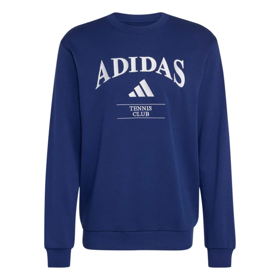 adidas Heritage Graphik Sweatshirt Herren - dunkelblau, weiß