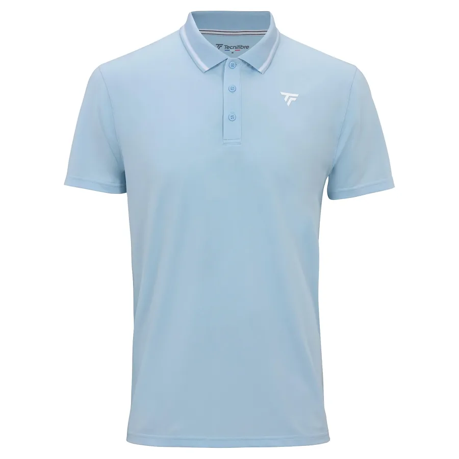 Tecnifibre Team Tech Polo Herren - hellblau