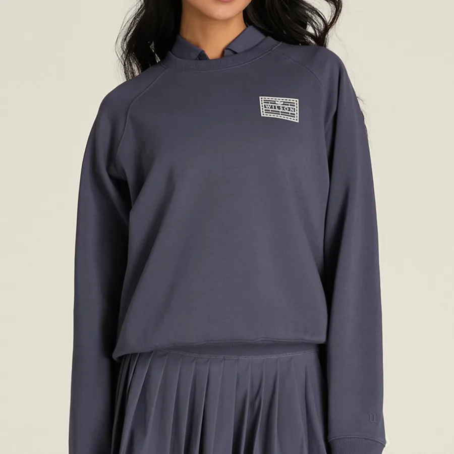 Wilson Wilson Classic Crew Sweatshirt Damen - grau
