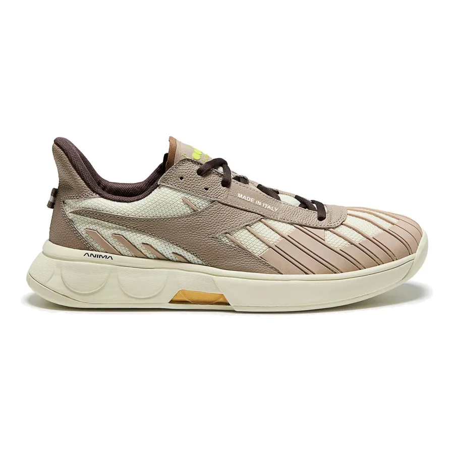Diadora B. Elite Star made in Italy Allcourtschuh Unisex - beige, braun