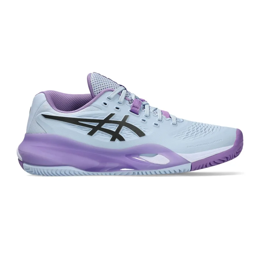 ASICS Gel-Resolution X Night Energy Sandplatzschuh Damen - hellblau, flieder
