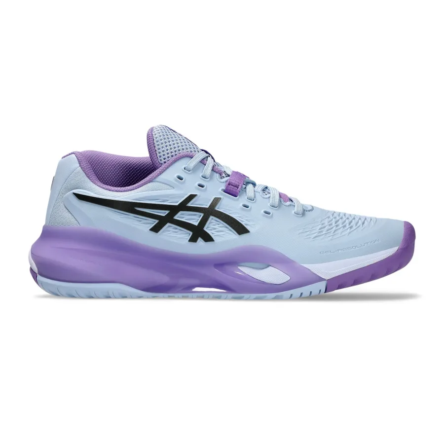 ASICS Gel-Resolution X Night Energy Allcourtschuh Damen - hellblau, flieder