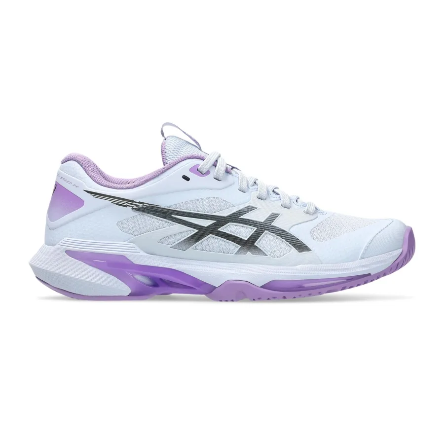 ASICS Solution Speed FF 4 Night Energy Allcourtschuh Damen - hellblau, flieder