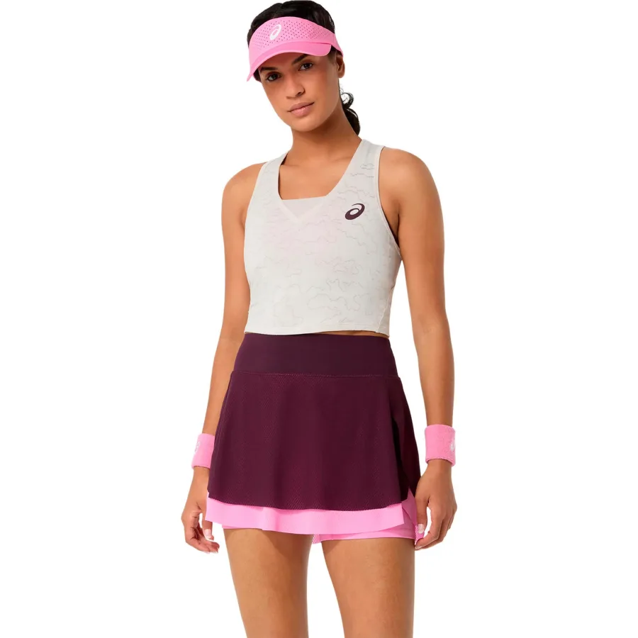 ASICS Match Jacquard Tank-Top Damen - beige