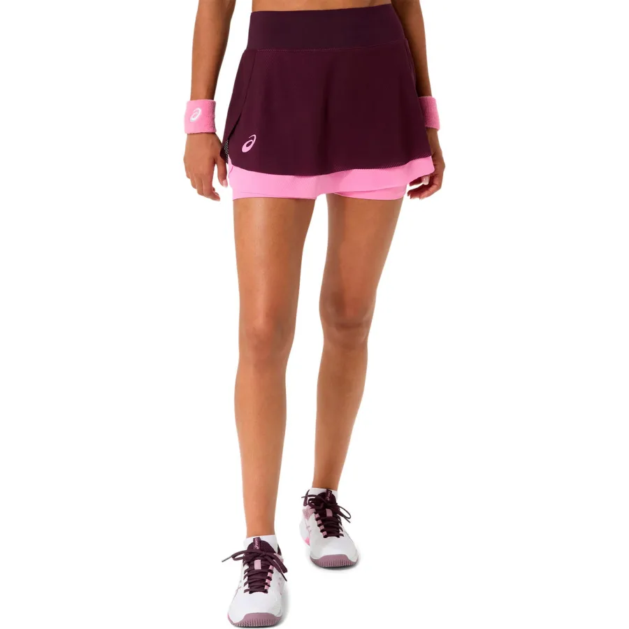 ASICS Match Mesh Rock Damen - weinrot, pink