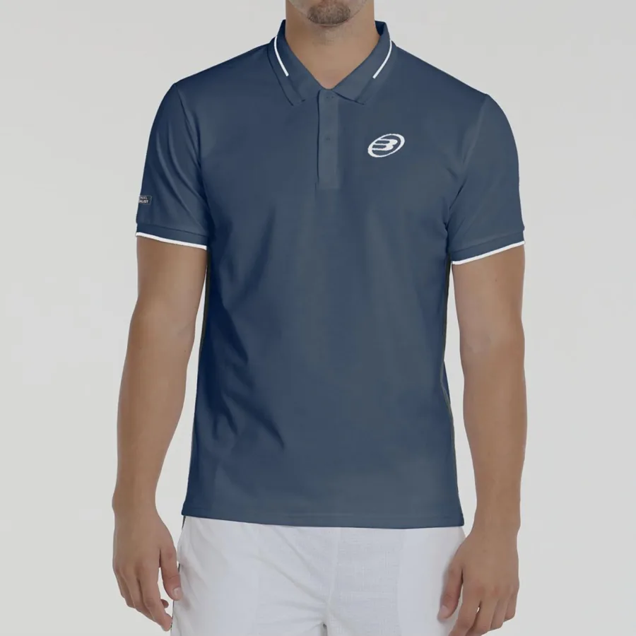 Bullpadel Leiro 25V Polo Herren-Dunkelblau