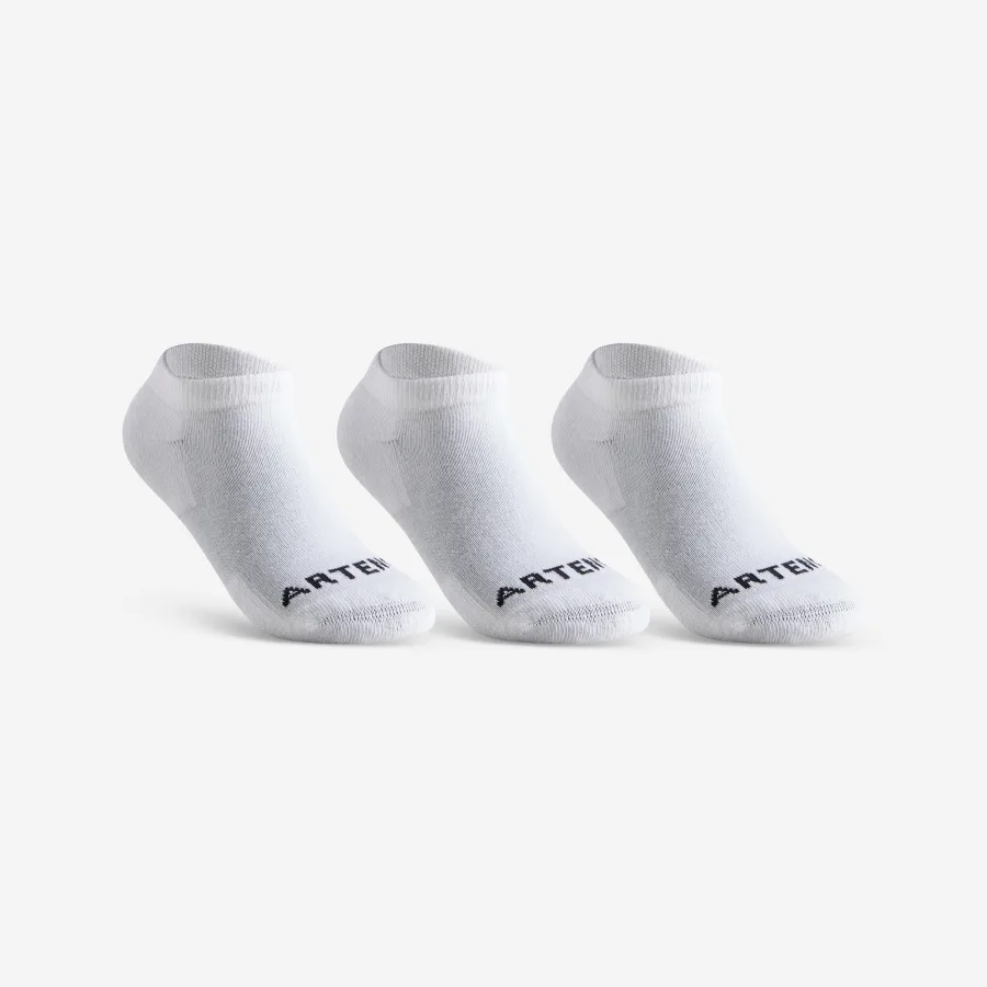 Decathlon Tennissocken RS 100 Low Kinder 3er-Pack weiss