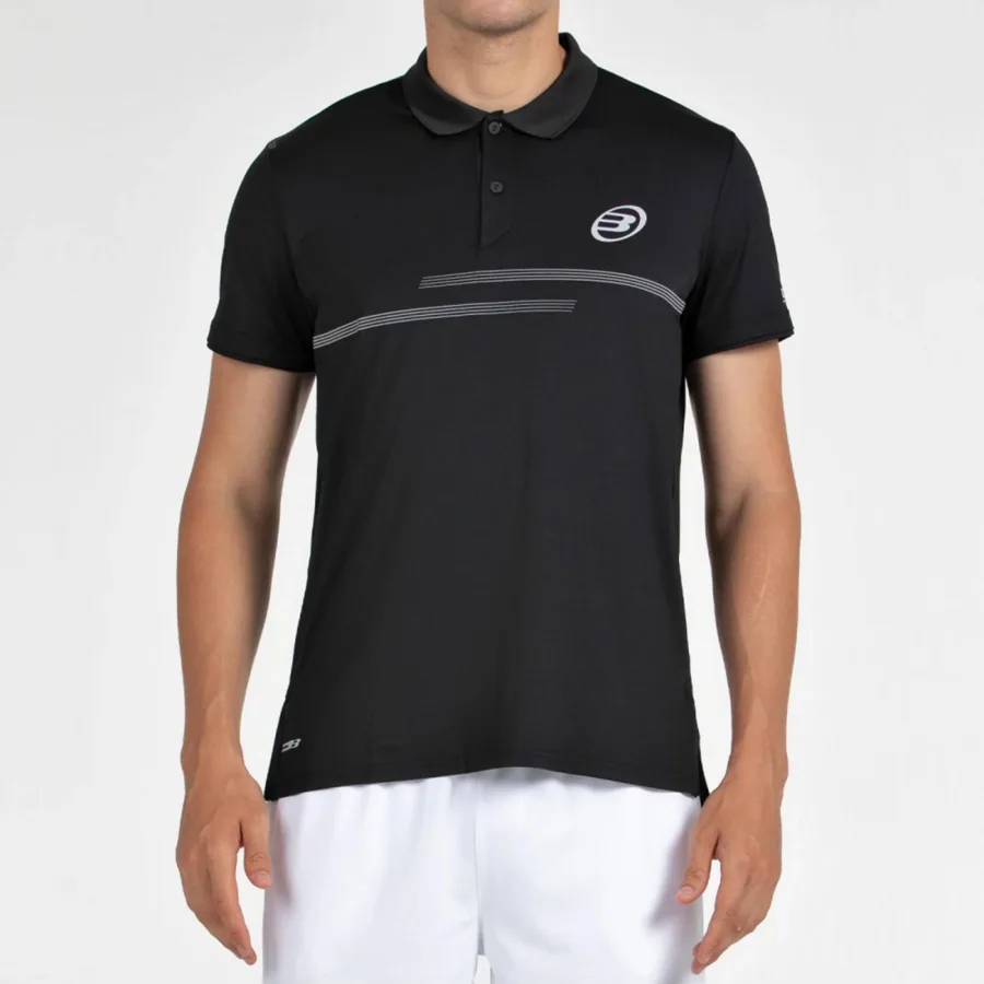 Bullpadel Menkar Polo Herren-Schwarz