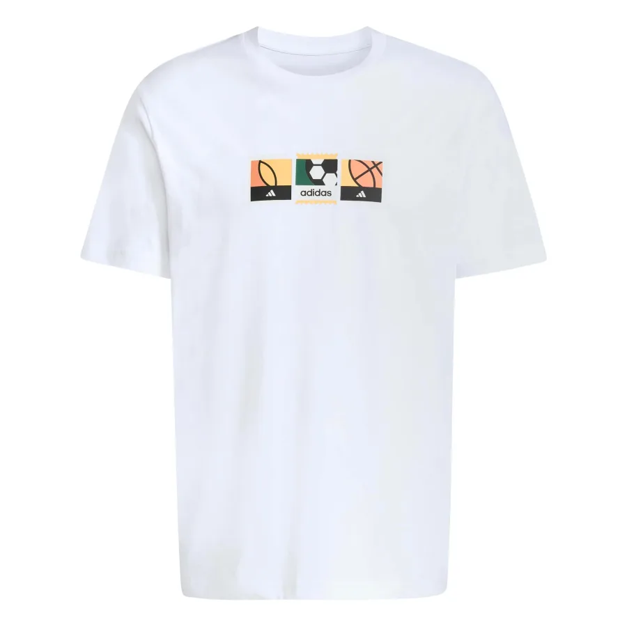 adidas MOS Stamps Graphic T-Shirt Herren - weiß, mehrfarbig