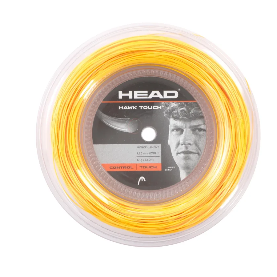 HEAD Hawk Touch Saitenrolle 200m - gelb
