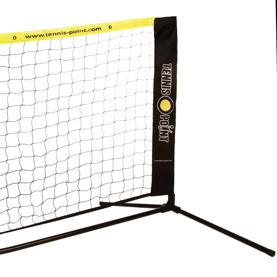 Tennis-Point Tennis - Point Kleinfeldnetz Tennisnetz 6m Schwarz