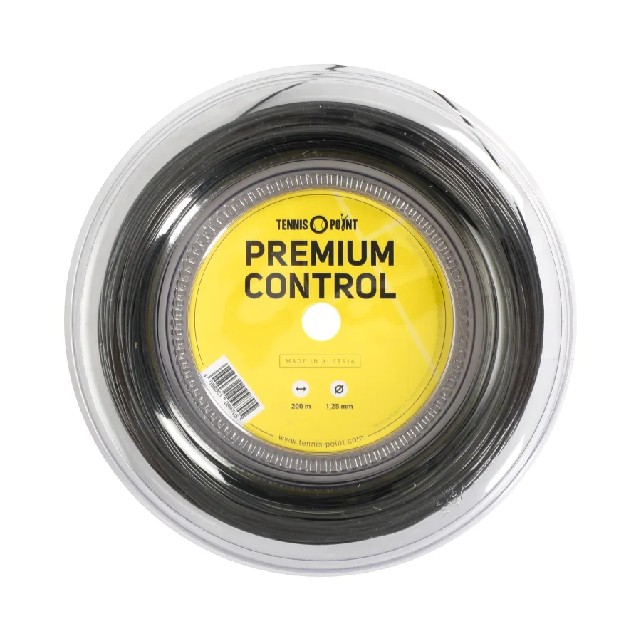 Tennis-Point Tennis - Point Premium Control Saitenrolle 200m Schwarz