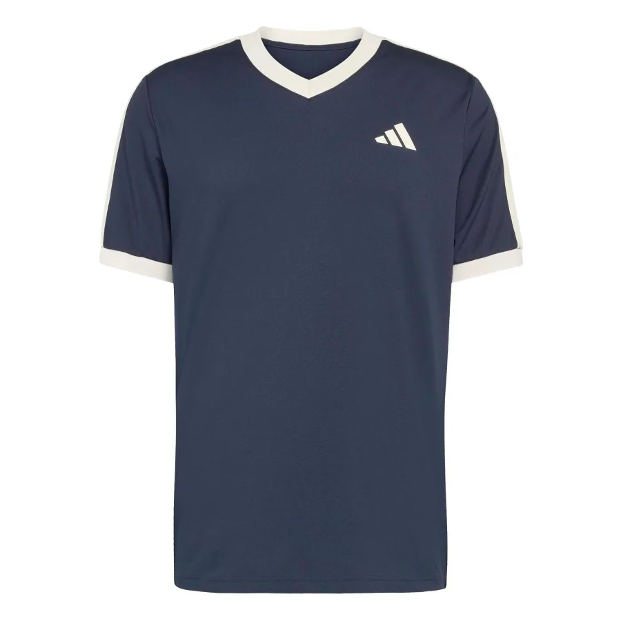 adidas Classics T-Shirt Herren - dunkelblau, beige