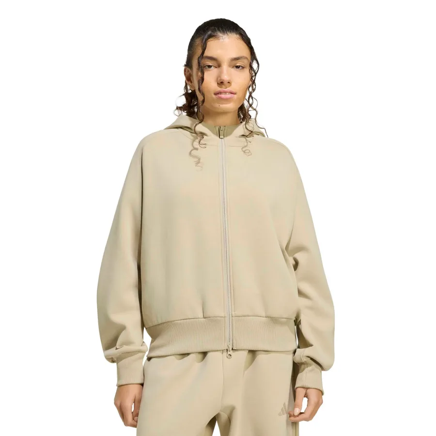 adidas Lux Sweatjacke Damen - beige
