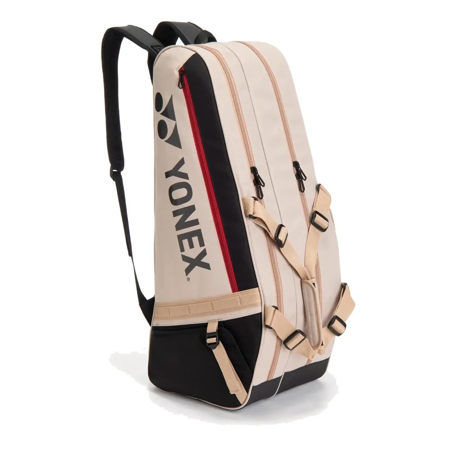 Yonex Gearlogic Raquet Bag Schlägertasche -beige, schwarz