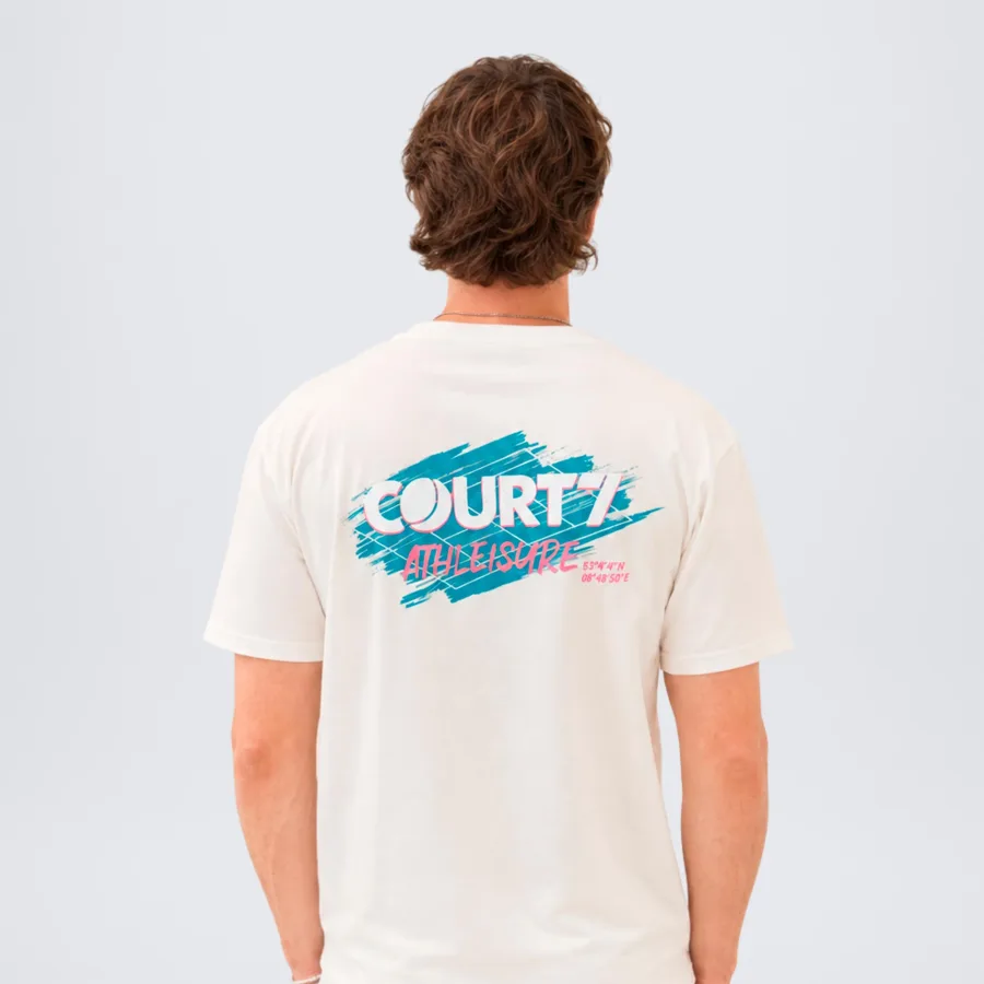 COURT7 AD-IN T-Shirt Unisex - weiß