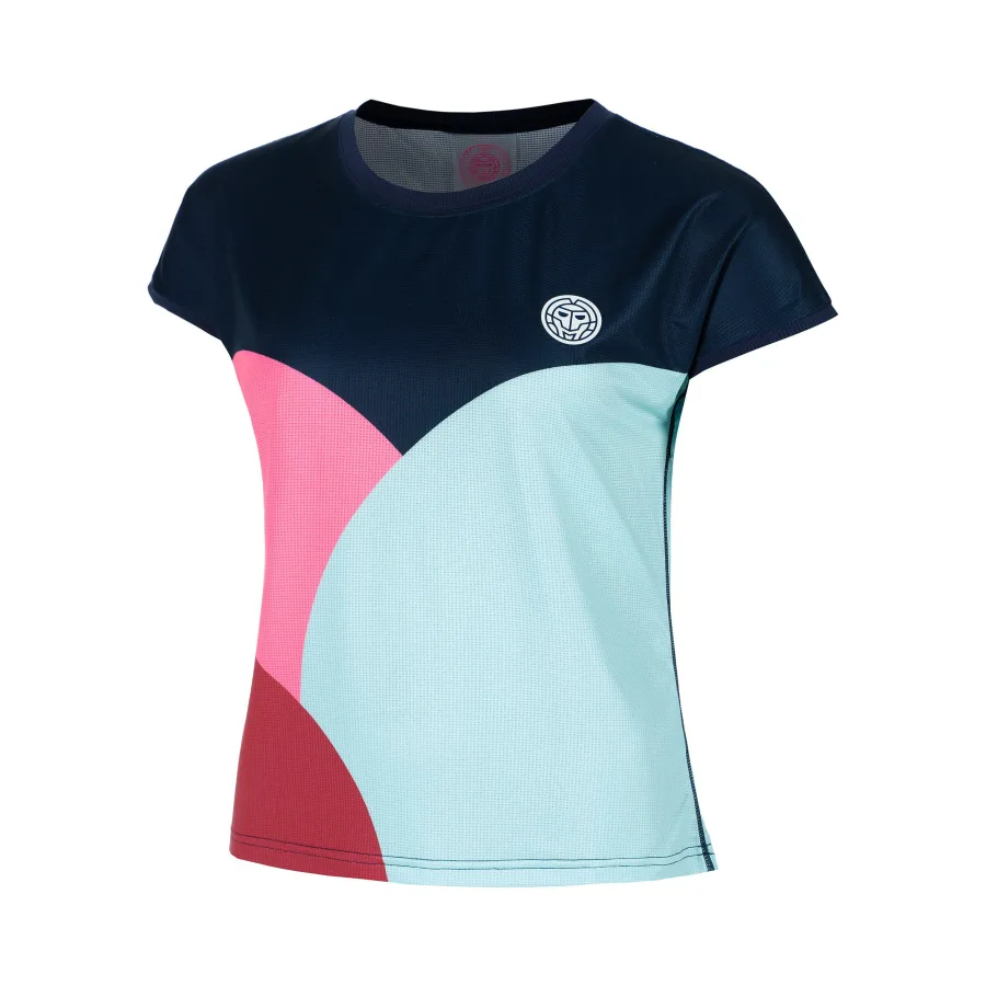 BIDI BADU Bubble T-Shirt Mädchen-Dunkelblau,Türkis