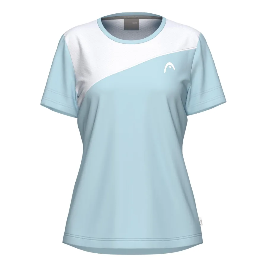 HEAD Tie-Break T-Shirt Damen - hellblau, weiß